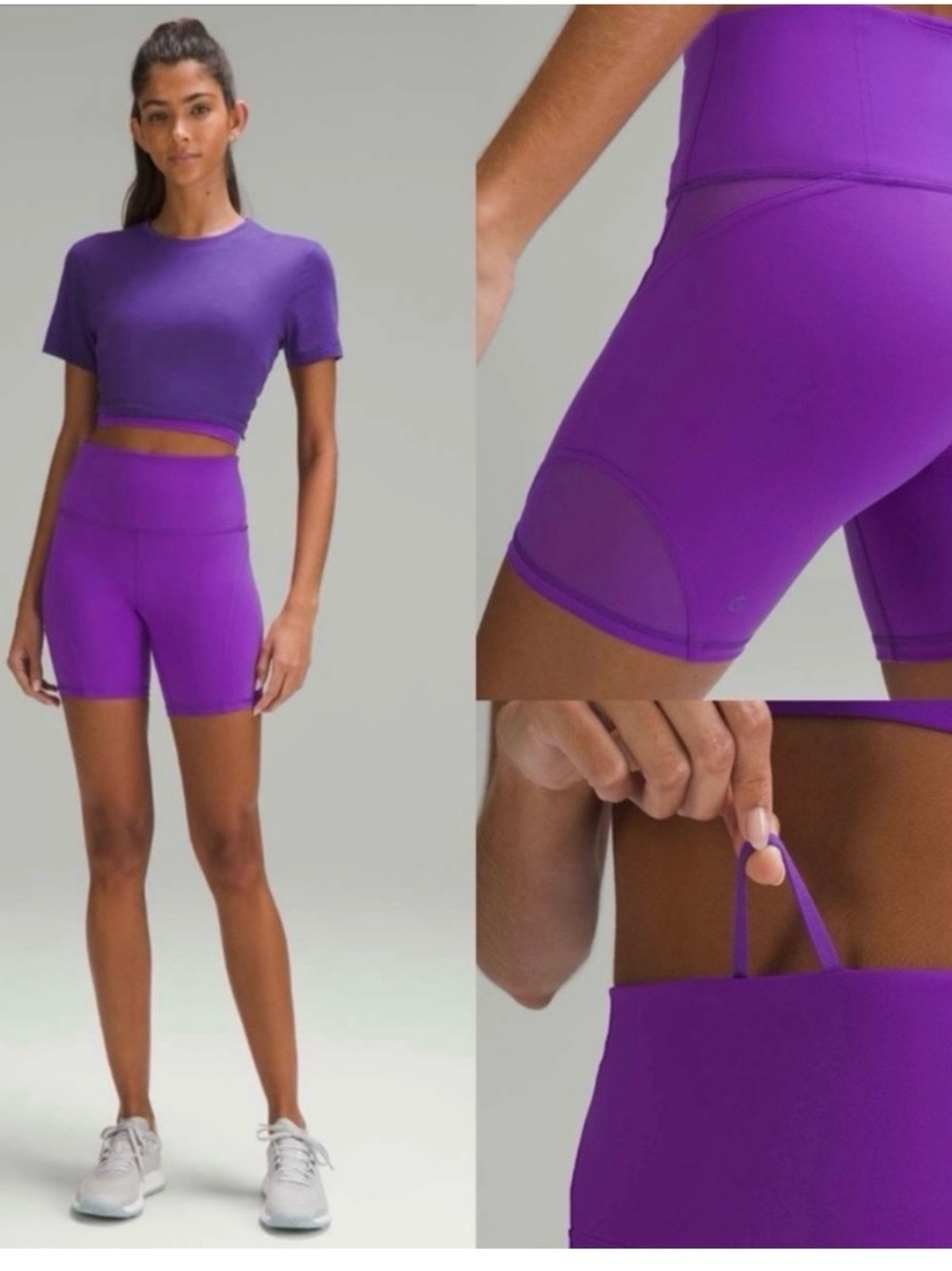 lululemon athletica High-Rise Violet Bike Shorts